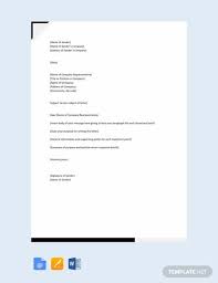 These letters are written for official purposes only, such as writing a letter to the manager, to the hr manager, to an employee, to the principal of the college or school, to a teacher, etc. Formal Business Letter Template Free Pdf Google Docs Word Apple Pages Pdf Template Net