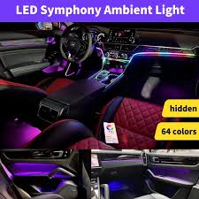 For SEAT Ibiza Leon Arona Ateca Arosa 64 Color RGB Symphony Car LED  Interior Ambient Light Auto Accessories - AliExpress