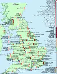 Nice Map Universities Uk Uk Universities University Tips British University