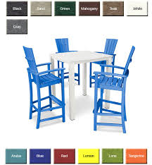 Polywood Pws277 Quattro 5 Piece Bar Set Polywood Furniture Polywood Furniture Bar Furniture For Sale Patio Furniture For Sale