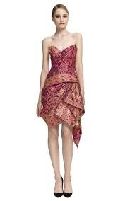 Strapless Sari Cocktail Dress By Marchesa Moda Operandi Cocktail Dress Dresses Fashion