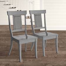 Tee mouldings (flexible) dust seal/. Farmhouse Rustic Gray Dining Chairs Birch Lane