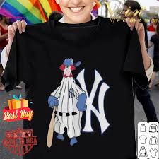Former toronto blue jays mascot bj birdie was a costumed character created by a blue jays fan, ultimately hired by the team to perform at their home games. Dandy Mascot New York Yankees Shirt Hoodie Sweater Longsleeve T Shirt