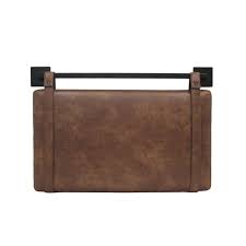 Browse the user profile and get inspired. Nathan James Harlow Twin Wall Mount Headboard Faux Leather Upholstered Headboard Adjustable Height Vintage Brown Pu Leather Straps With Black Matte Metal Rail In 2021 Wall Mounted Headboards Leather Headboard Headboard