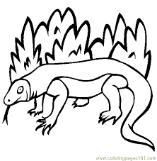 Komodo Dragon Coloring Page For Kids Free Dragon Fantasy Printable Coloring Pages Online For Kids Coloringpages101 Com Coloring Pages For Kids