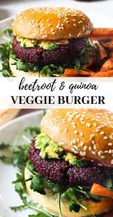 Beetroot Quinoa Burgers The Twin Cooking Project By Sheenam Muskaan Recipe Quinoa Burgers Vegetarian Recipes Healthy Beetroot Burgers