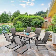We did not find results for: 7pc Patio Dining Set With Rectangular Table With Umbrella Hole C Spring Motion Chairs Captiva Designs Target