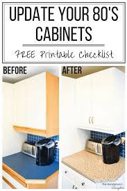 Melamine is a popular option for cabinetry for a number of reasons. Tips For Updating Melamine Cabinets With Oak Trim The Handyman S Daughter