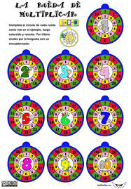 Tablas De Multiplicar En Circulo Color Con Imagenes Aprender Las Tablas De Multiplicar Tablas De Multiplicar Juegos Matematicos Para Ninos
