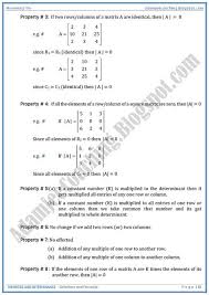 Matrices And Determinants Definitions And Formulae Mathematics 11th Matrices Math Math Formulas Mathematics