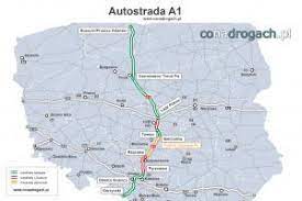 System automatycznego poboru opłat bez biletów i bez dokonywania płatności na bramkach! Autostrada A1 Mapy I Plany Autostrady A1