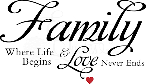 Family Wall Quotes, Family Sayings, Vinyl Wall Decals via Relatably.com