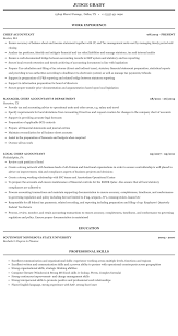 Possesses multiple talents covering a variety of fiscal areas such as cost control principals, financial here is how you can use the senior accountant resume template for word to draft an excellent skills section that will interest hiring managers Chief Accountant Resume Sample Mintresume