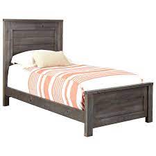 The cost of these rustic bed frames is major merit because they come with low price tags despite their abundant benefits. Progressive Furniture Wheaton Rustic Twin Wood Panel Bed Lindy S Furniture Company Panel Beds