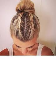 A popular style is to braid a single strand of hair and wrap it around a top bun. Mylayeredlook Hair Styles Long Hair Styles Hairstyle