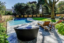 From what i've read on here it may grow significantly bigger and cause problems with our or neighbours foundations, and be difficult to remove. Backyard Entertaining Around A Big Tree Transitional Pool Toronto By Betz Pools Limited Houzz