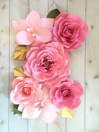 Paper Flowers Pink Wall Decor Bedroom Nursery Room Pink Wall Decor Paper Flower Wall Decor Target Wall Decor