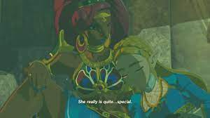 Breath of the Wild - Link remembers Urbosa - YouTube