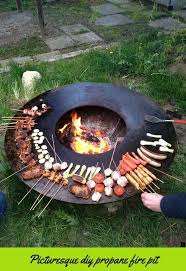 Because of their popularity, fire pits are now available in all sizes and configurations, from small portable fire pits and larger single units to table options with chairs in a variety of heights. Follow The Link To Learn More Diy Propane Fire Pit Check The Webpage To Read More The Web Presence Is Worth Checking Barbecue Design Diy Barbecue Diy Bbq