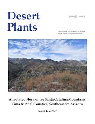Never heard of these mountains. Pdf Annotated Flora Of The Santa Catalina Mountains Pima And Pinal Counties Southeastern Arizona