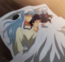Inuyasha And Kagome Sleeping Together Inuyasha Anime Kagome And Inuyasha