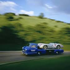 Gentlemen Drivers On Instagram Mach Schnell Mercedes Benz W196 Streamliner In A Renntransporter Blaue Wunder Mercedes Benz Mercedes Mercedes Benz Cars