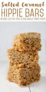 Vegan Salted Caramel Hippie Bars Delish Knowledge Recipe Recipes Vegan Dishes Vegan Dessert Recipes