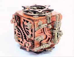 Metal puzzle boxes for sale. Boxes And Booze Enigmatic
