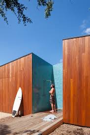 The enclosures offer privacy so you can shower in the buff and change outside, without upsetting (or exciting!) the neighbors. Tips For Planning An Outdoor Shower Eco Outdoor