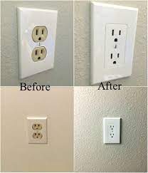 Mark the location for the new wall measuring from the existing wall on the other side of the room. Easy Electrical Outlet Cover Tip To Fix Mismatched Electrical Outlets Dream Design Diy Home Addition Plans Home Improvement Contractors Diy Home Improvement