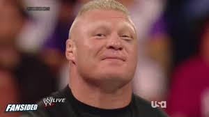 Brock Lesnar knocking