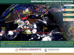 … algunas lluvias en el sur oriental… predominarán los . Pronostico Para Hoy Domingo Del Meteorologico Noticias De Michoacan