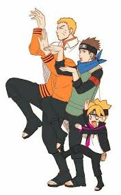 Naruto uzumaki (うずまきナルト, uzumaki naruto) is a shinobi of konohagakure. There They Are Boys The 7th Hokage The Grandson Of The 3rd Hokage And The 7th Hokages Son Boruto