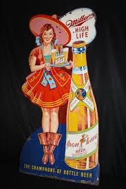Maybe you would like to learn more about one of these? Sold Price Rare Miller High Life Beer Girl Bottle Tin Sign February 6 0119 9 00 Am Cst