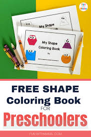 Show your kids a fun way to learn the abcs with alphabet printables they can color. Free 2d Shape Coloring Book Shape Coloring Pages For Preschoolers Fun With Mama