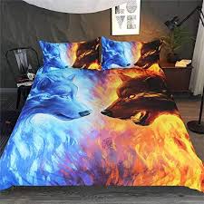 Morbuy Parures De Lit Sets Parure De Lit Pour Avec 3d Unie Polyester Multicolore 3 Pieces 1x Housse De Cou Ensembles De Literie Housse De Couette Literie Jaune
