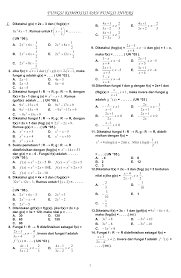 Diketahui fungsi f (x)=x²+5x dan g(x)=2x+3.tentukan hasil operasi fungsi dari (f+g) (5). Fungsi Komposisi Dan Fungsi Invers