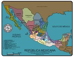 2 mapa de méxico con división política sin nombres. Mapa Republica Mexicana Con Nombres Y Division Politica Para Imprimir Celeberrima Com