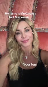 Mackenzie Talks about Names