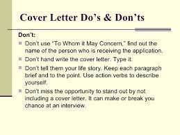 The job market is understandably not great, which makes having the best student resume possible a must. Cover Letter Donts August 2021