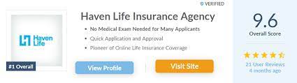 Founded in 2015, haven life insurance agency offers term life insurance policies issued by massachusetts mutual life insurance company. 10 Insuretech Companies Changing Life Insurance Reviews Best Company
