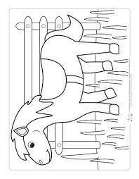 Horse coloring pages for kids animals. Farm Animals Coloring Pages For Kids Itsybitsyfun Com