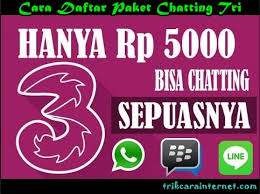 Kalau kamu mau daftar paket chat lagi, harus mengaktifkannya seperti cara di awal. Cara Daftar Paket Chatting Tri Sebulan 5000 Trik Cara Internet Gratis