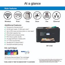 Epson Workforce Pro Wf 3720 Wireless All In One Color Inkjet