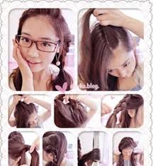 The bob hairstyle here is very korean down to the basic. 21 Korean Diy And Tutorials Ideas Diy Hairstyles Hair Styles Korean Hairstyle