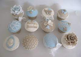 Vintage Baby Shower Cupcakes Baby Boy Cupcakes Baby Shower Cupcakes Cupcakes For Boys