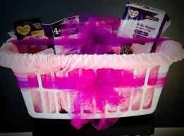 Cute Baby Shower Gift Idea Use A Crib Sheet To Line A Laundry Basket And Fill W Baby Shower Gift Basket Baby Shower Girl Gifts Basket Baby Girl Shower Gifts