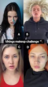 Viking Makeup Challenge Transformation