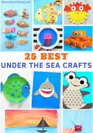 (if you have preschool children, you can draw on the eyes with a sharpie marker instead.) you can glue craft sticks or straws to the. 25 Under The Sea Crafts For Kids Ocean Themed Crafts Natural Beach Living Under The Sea Crafts Ocean Theme Crafts Ocean Animal Crafts