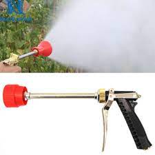 Much depends on the size of your trees, which you do not specify. Agricultural High Pressure Sprayer Fruit Tree Adjustable Atomization Nozzle Wind Proof Long Range Pesticides Spray Gun Garden Sprinklers Aliexpress